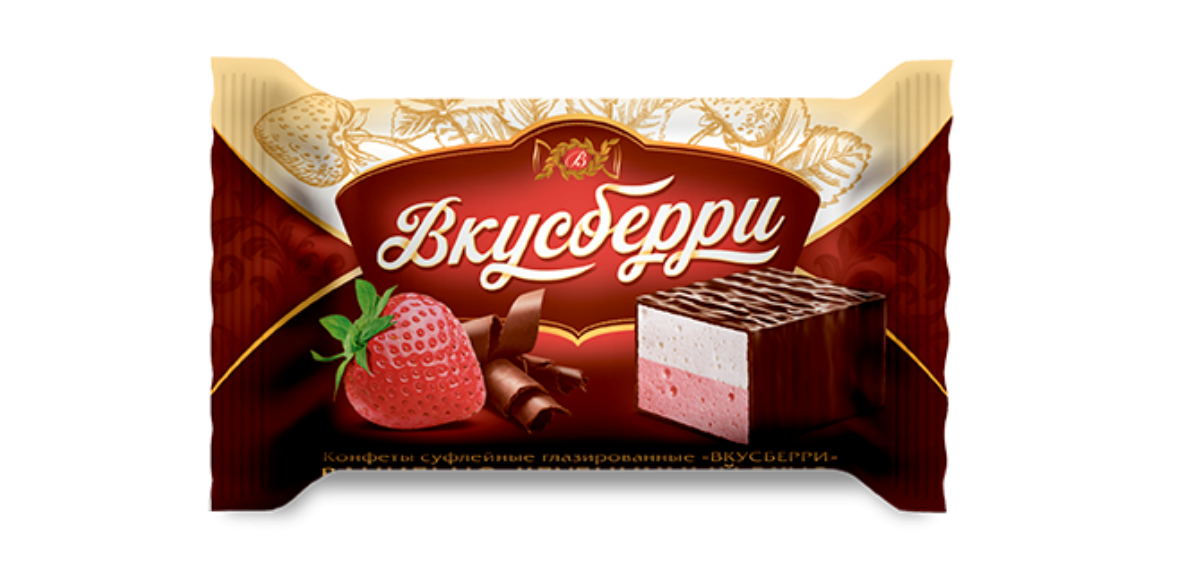Конфеты | Ванильно-клубничный вкус